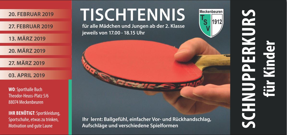 TSV Meckenbeuren Flyer 20190220